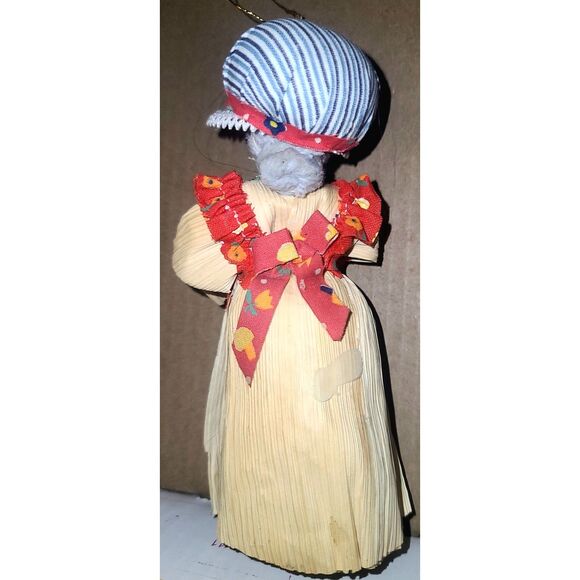 Vintage‎ 1980s Corn Husk Gramma 6.5" tall Kurt S Adler - Picture 3 of 5